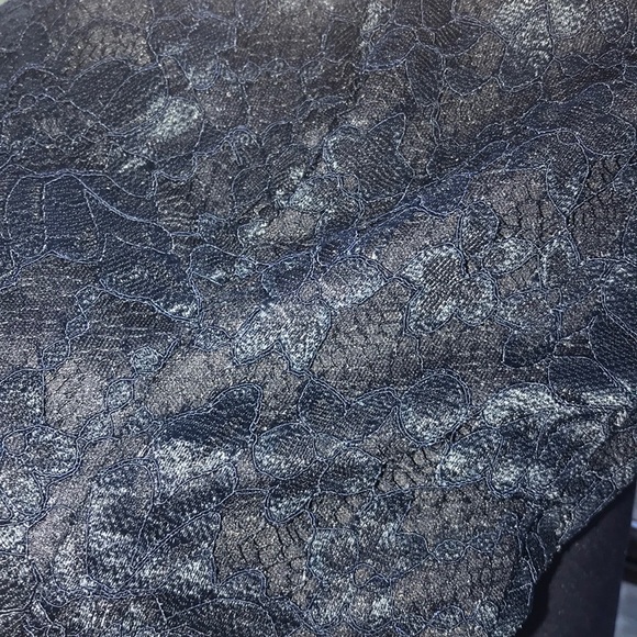 Navy lace strap dress - Picture 2 of 3